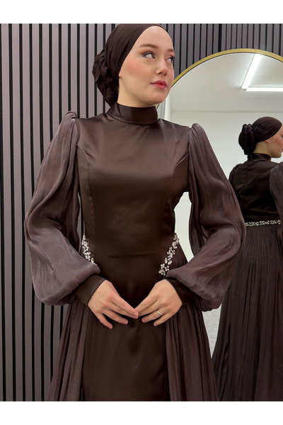 ENSA TESETTUR Rochie de seară Swan, maro