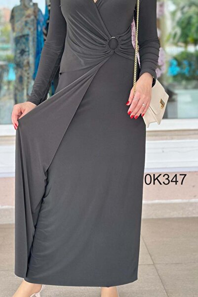 İnce Topuk Double Breasted Dress 0K347