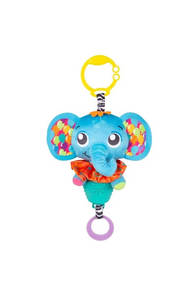 Playgro Jucarie muzicala de agatat la carucior elefant albastru