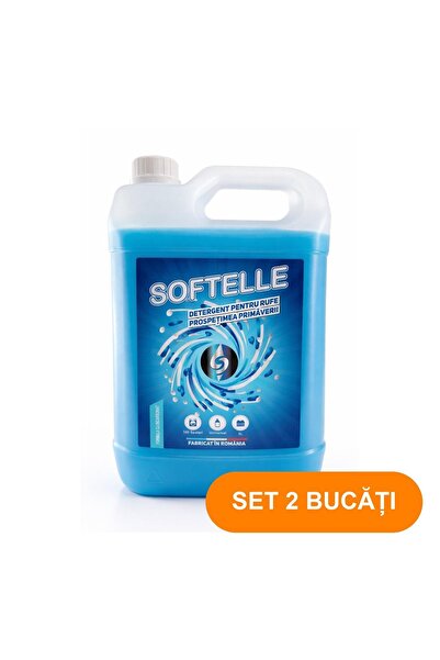 softelle SET 2 BUCĂȚI - Detergent lichid de rufe cu aromă florală proaspătă d...