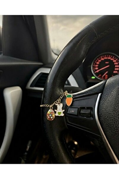 senfida Otomobil direksiyon süsü direksiyon charm tavşan serisi direksiyon sü...