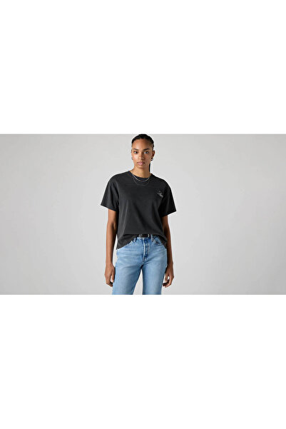 Levis Γραφικό Μαύρο Γυναικείο T-Shirt 005H3-0004