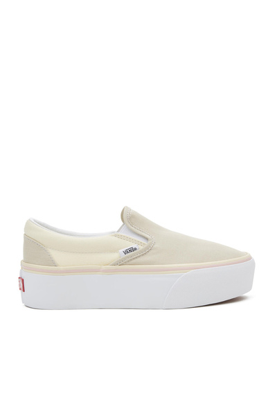 Vans Classic Slip-On Stackform Kadın Ekru Sneaker