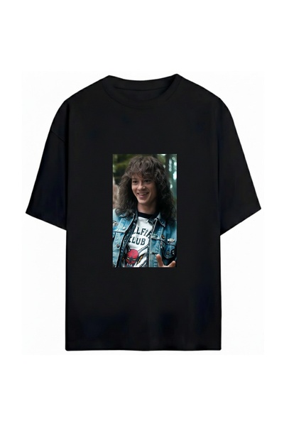 SVART WEAR Μπλουζάκι Stranger Things με στάμπα, unisex, oversized