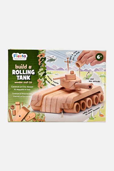 Fiesta Build A Rolling Tank Wooden Craft Kit