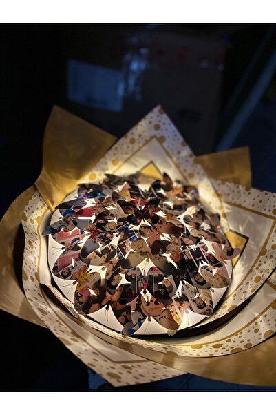 sevimliflower stray kids resimli kelebek buketi led ışıklı stray kids hayranl...