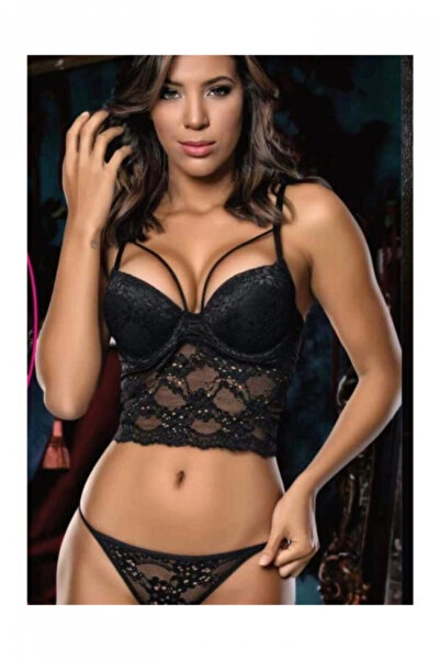 Genel Markalar V105 NAR ÇİÇEĞİ Dolgulu Bralet Sütyen Takımı V105