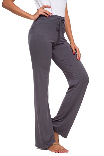 OEM OURCAN Pantaloni trening dama yoga - Wide Leg - mărime XXL - Gri Modal - ...