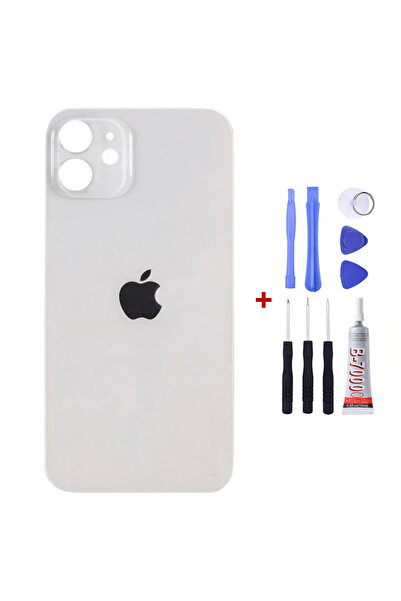 Yedcom Iphone 12 Beyaz Arka Cam Kapak Arka Pil Kapağı