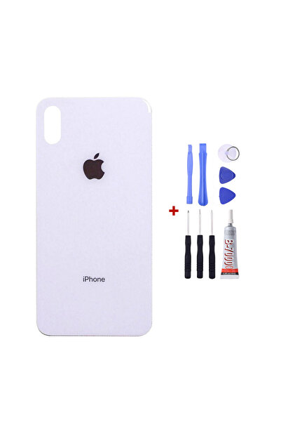 Yedcom Iphone X Beyaz Arka Cam Kapak Arka Pil Kapağı
