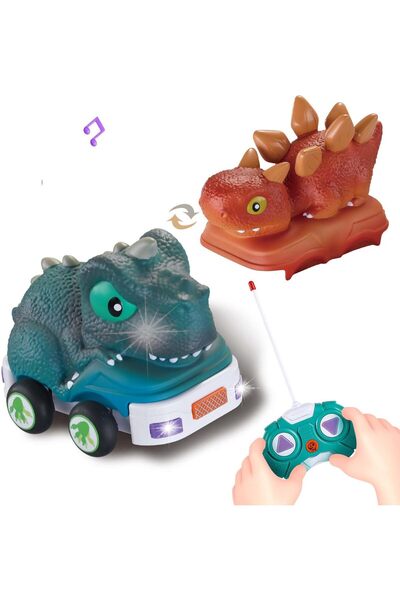 OEM KOESMG Remote Control Car Dinosaur Green LED 2.4GHz
