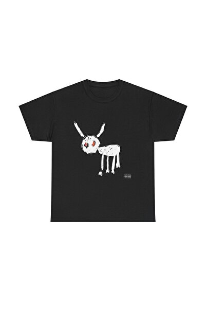 Bravebell For All the Dogs Printed Black Unisex T-Shirt