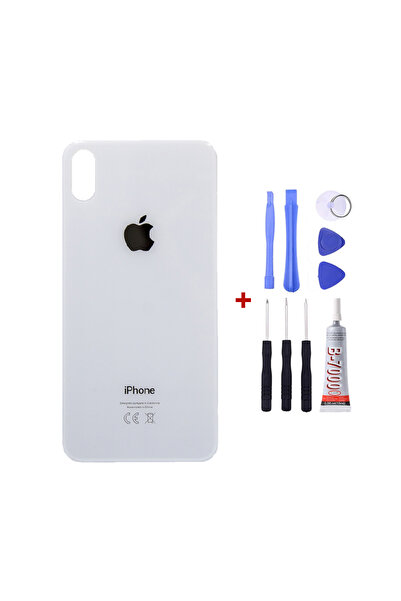 Yedcom Iphone XS Beyaz Arka Cam Kapak Arka Pil Kapağı