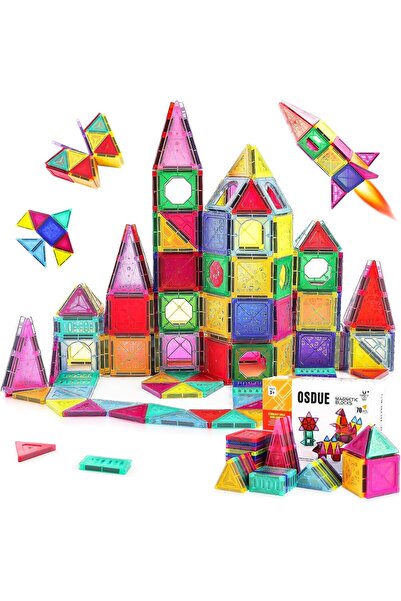 OEM Magni-Build Cuburi Magnetice - 70 Piese - mărime Standard - Multicolor - ...