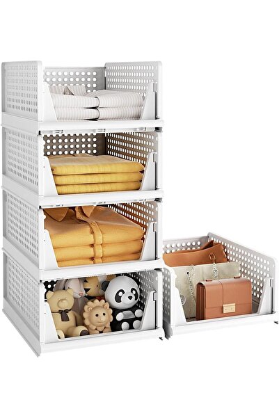 OEM Generic Closet Organizer - Set of 5 Pieces - size 43x32.5x18.5 cm - White...