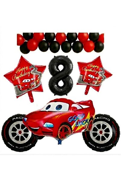 ÇITIPITISTORE Σετ μπαλονιών για γιορτή γενεθλίων με θέμα το αυτοκίνητο