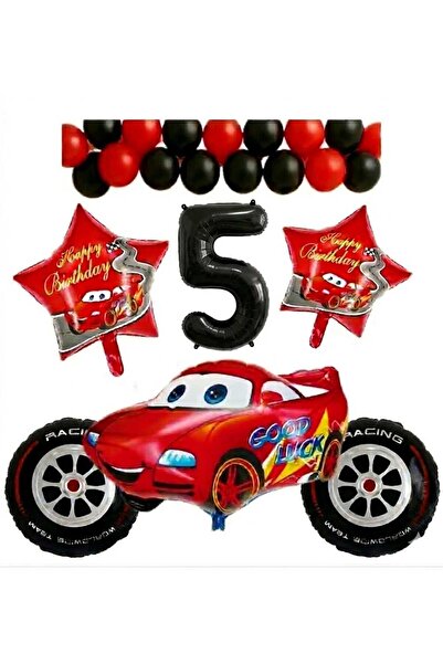 ÇITIPITISTORE Σετ μπαλονιών για γιορτή γενεθλίων με θέμα το αυτοκίνητο