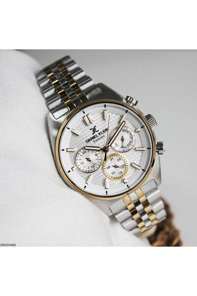 Daniel Klein Dk450408 Men's Wristwatch with Steel Strap