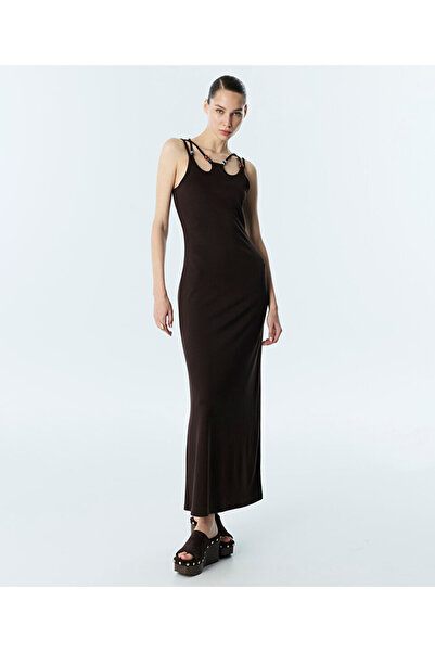 Twist KARMA BONCUK AKSESUARLI ELBİSE