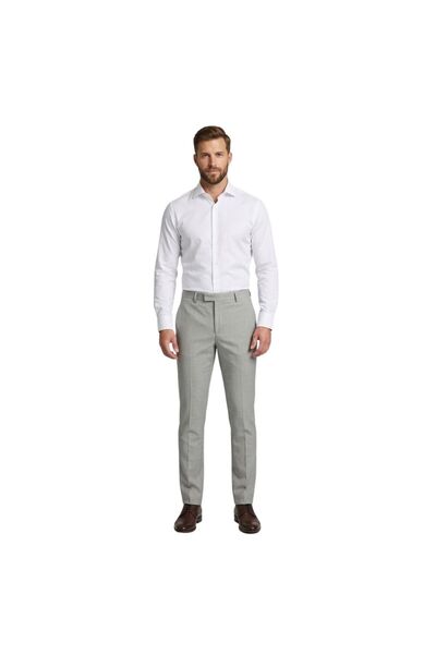 Cazador Men's Canvas Trousers 00115 Gray