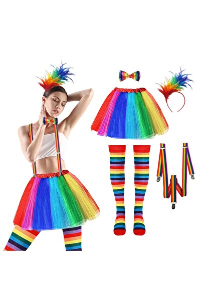 OEM MultiParty Costum Carnaval - Curcubeu - mărime Universală - Multicolor - ...