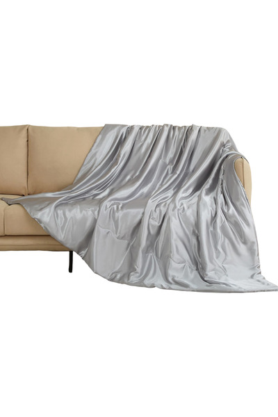 OEM Oeko-Tex Pătură Pufoasă - Premium - mărime 150x200 - Gri Microfibră - Cuv...