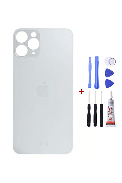 Yedcom Iphone 12 PRO MAX Beyaz Arka Cam Kapak Arka Pil Kapağı