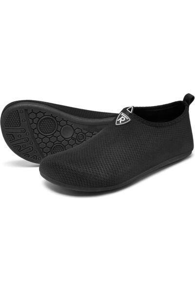 OEM Racqua Water Shoes - Barefoot - size 46/47 Black Beach Sea Urchin Swimmin...
