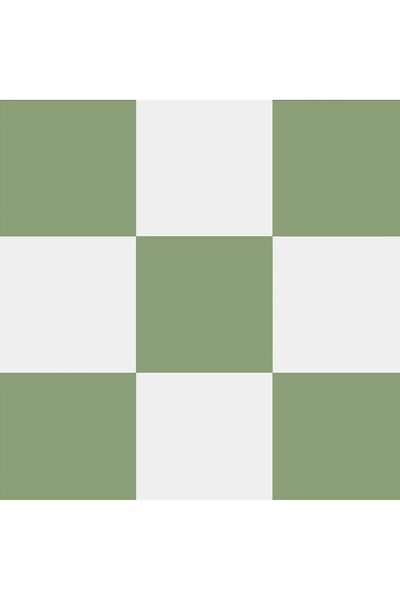 OEM Vidal Plăci Pardoseală - PVC Autoadeziv - mărime 30x30 cm - Verde Alb - V...