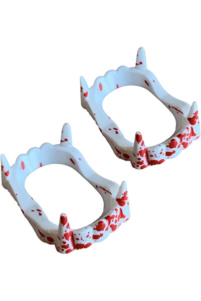 OEM Halloween Vampire Teeth - Dracula - Universal size - White Fake Fangs Pro...