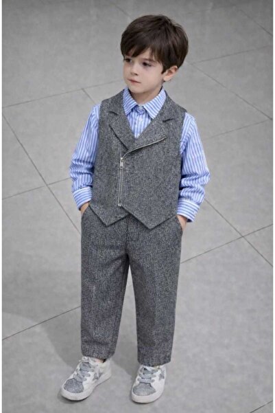 Karaniko Kids Girls & Boys Stylish Suit with Shirt and Vest Boys' Set Girls' ...