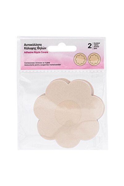 OEM Nude Flower Nipple Cover Stickers - 2 pairs