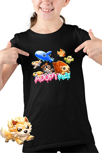 OEM Tricou Copii Fete Roblox Adopt Me Arici Balena
