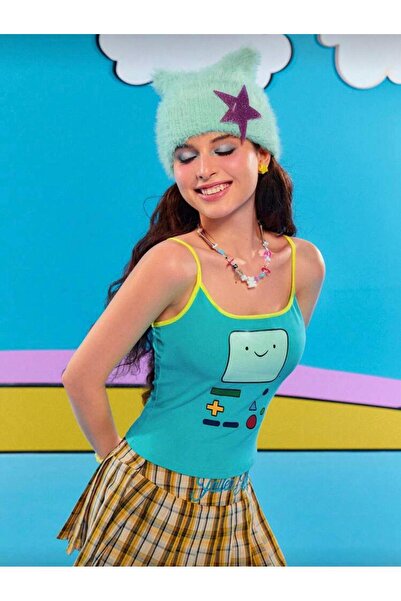 Bravebell Time Strap Crop Blouse