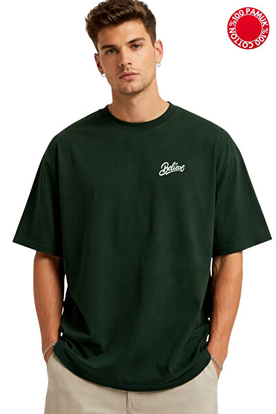 CLAYES TRICOU OVERSIZE CU IMPRIMARE BELIEVE NEFTI - 100% BUMBAC