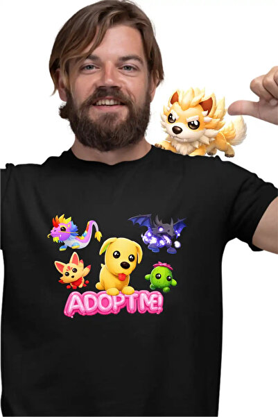 OEM Tricou Barbati Roblox Adopt Me Shadow Dragon