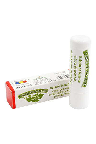 Verre De Nature Balsam de buze cu extract de propolis, morcov si catina 4.8 g...