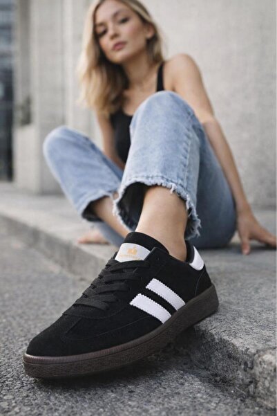 inanayakkabı Negru Alb Femei sneakerși N-3266