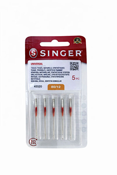 SİNGER Universal Dikiş Makinesi İğnesi Seti 4 Paket (20 Adet) 70/10 80/12 90/14 100/16