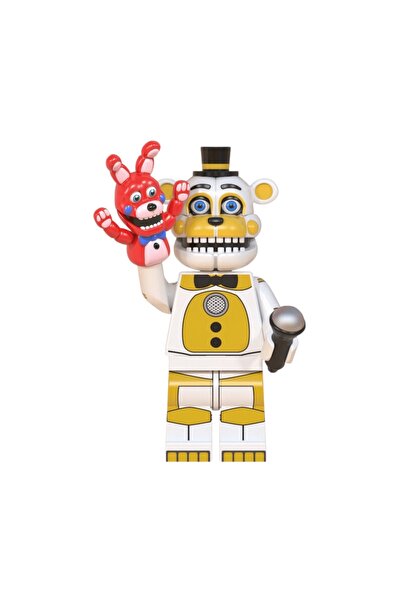 myminitoys مجسم صغير من سلسلة فناف: فريدي الذهبي F-22