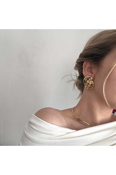 Alice İsstanbul Çelik Ezme Vintage Küpe