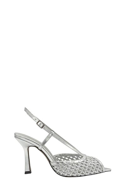 Moulin Shoes لاميه حياكة القش للنساء حذاء بكعب