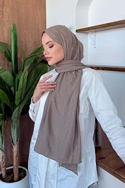 Hazamoda bumbac bucăți Crash Shawl Mink