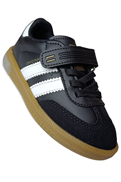 Costa (26-30) Children's Lighted Velcro Shoes Suede Detailed Non-Slip Sole Da...