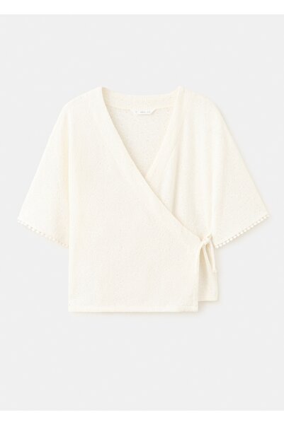 MANGO Kids Triko kimono ceket