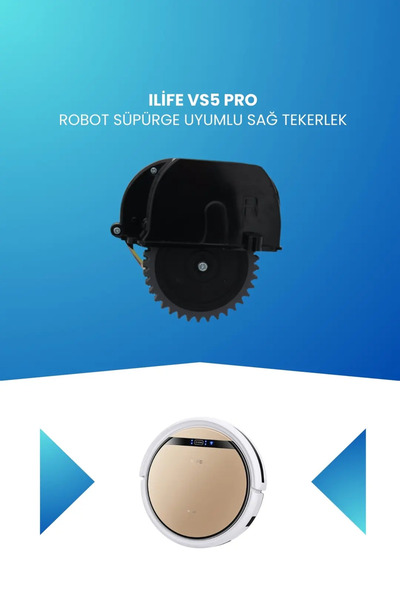 ELECTROLL Roată dreapta compatibilă cu aspiratorul robot Ilife VS5 Pro
