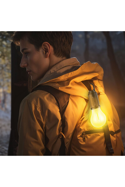 Phenom Lampă solară agățabil - tip bec - USB-C - 100 lumen - 400 mAh