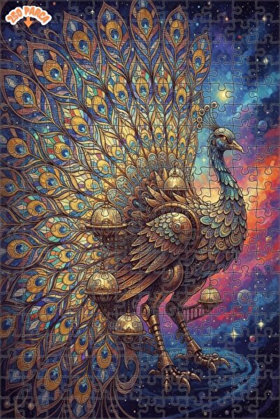 Esranın Dünyası عمل فني لطائر الطاووس كما هو موضح في الصورة 250 قطعة 30×30