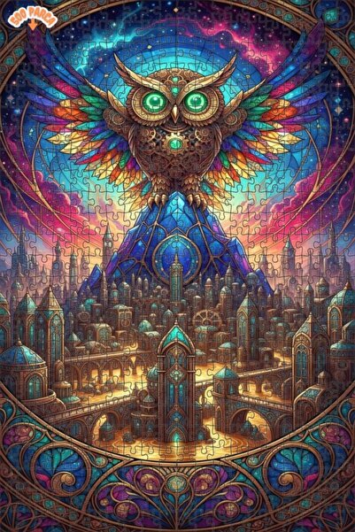 Esranın Dünyası The Sage of the Mysterious Forest Colorful Glass-Looking Wood...