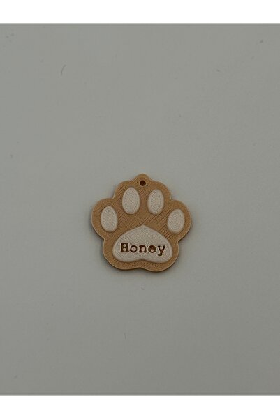 Epic Crafting Breloc sau medalion zgardă personalizat pentru căței – Lăbuță c...